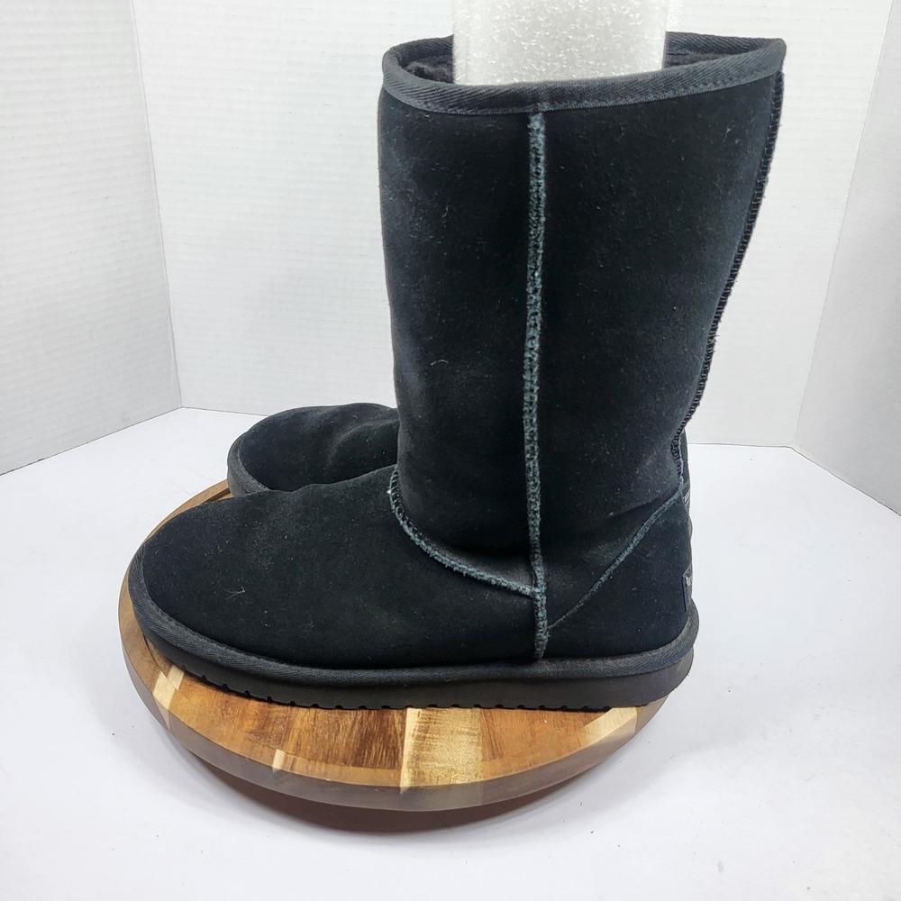 Koolaburra by UGG Women Koola Tall Suede Winter Boots Black Size 7